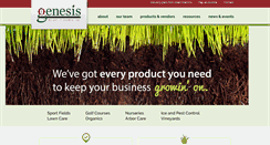 Desktop Screenshot of genesisturfgrass.com